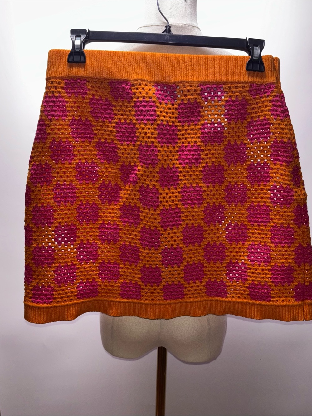 & Other Stories Crochet Knit Mini Skirt Size Medium